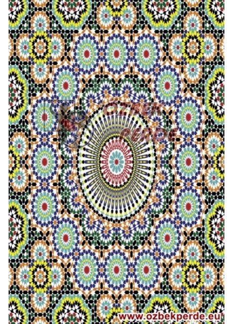 Çini Sanat Baskılı Halı